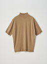 JOHN SMEDLEY モックネック半袖ニットプルオーバー | S4700 | 30G ジョンスメドレー トップス ニット ブラウン【送料無料】