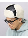 glabella glabella / フライトキャップ / ボンバーキャップ / アビエイター エー.エム.エス. 帽子 キャップ ブラック【送料無料】