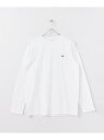 【SALE/30%OFF】Sonny Label LACOSTE鹿の子ロングTシャツ サニーレーベル カットソー Tシャツ ホワイト ブラック【RBA_E】【送料無料】