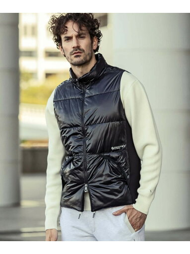 【SALE/50%OFF】1PIU1UGUALE3 RELAX (M)1PIU1UGUALE3 RELAX/USO-23075 プリマロフト中綿ベスト シフォン ジャケット・アウター ブルゾン・ジャンパー ブラック ホワイト【RBA_E】【送料無料】 【SALE/50%OFF】1PIU1UGUALE3 RELAX (M)1PIU1UGUALE3 RELAX/USO-23075 プリマロフト中綿ベスト シフォン ジャケット・アウター ブルゾン・ジャンパー ブラック ホワイト【RBA_E】【送料無料】