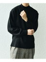SHIPS any SHIPS any: <手洗い可能> ミラノリブ モックネック ニット 24FW◇ シップス トップス ニット ブラック ブラウン グレー ...