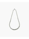 agnes b. FEMME H925 チェーン ネックレス "Iconic - Hollow Silver Chain" アニエスベー アクセサリー・腕時計 ネックレス シルバー【送料無料】