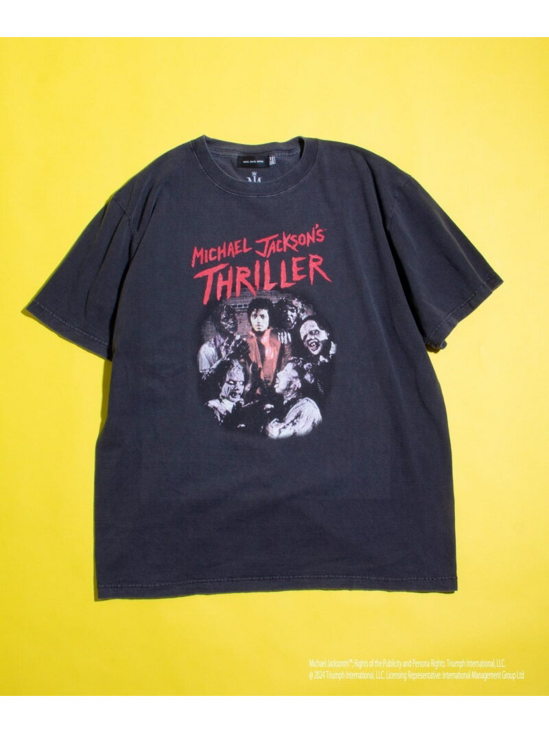 【SALE／5%OFF】GLOSTER 【新柄追加】【GOOD ROCK SPEED】MICHAEL JACKSON TEE フォトTシャツ フレディ アンド グロスター トップス カットソー・Tシャツ ブラック【RBA_E】【先行予約】*【送料無料】