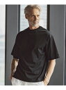 1PIU1UGUALE3 RELAX (M)1PIU1UGUALE3 RELAX/UST-22022 SILKETE HALF SLEEVE RELAX T-SHIRTS シフォン トップス カットソー・Tシャツ ホワイト ブラック ネイビー【送料無料】