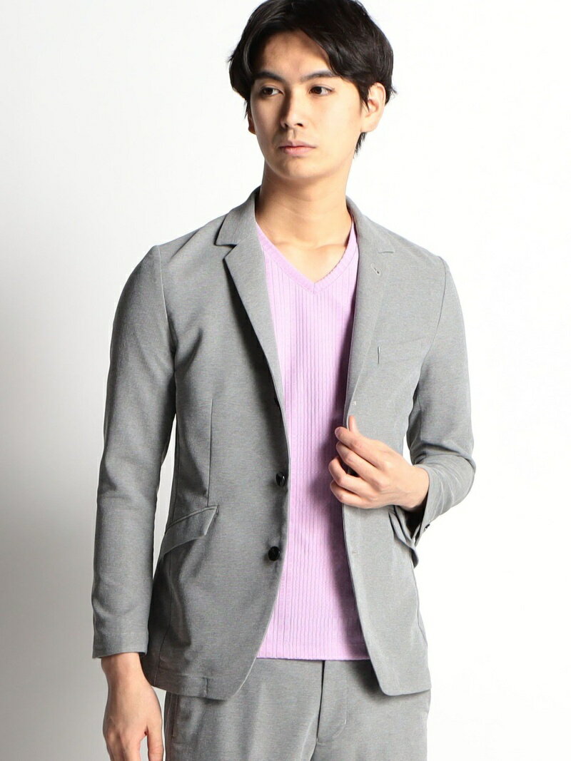 【SALE／40%OFF】HIDEAWAYS NICOLE マーブルカラミジャケット ニコル ジャケット・アウター テーラードジャケット・ブレザー ネイビー グレー【RBA_E】【送料無料】