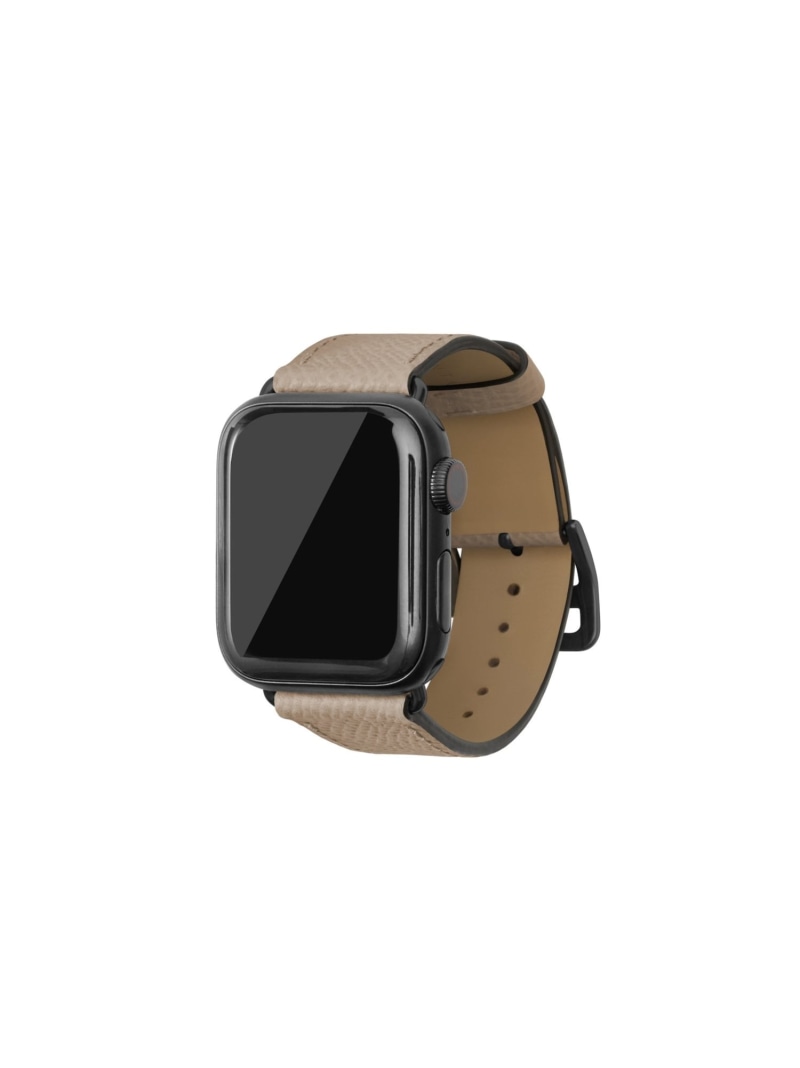 BONAVENTURA ノブレッサ Apple Watch レザーバンド【38mm/40mm/41mm S/Mサイズ】 アダプター:ブラック ボナベンチュラ アクセサリー・腕時計 その他のアクセサリー・腕時計 ベージュ ブラック…
