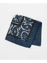 UNITED ARROWS green label relaxing <Bleck>ペイズリー ポケットチーフ ユナイテッドアローズ グリーンレーベルリラクシン...