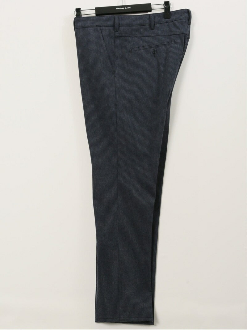 【SALE／10%OFF】GRAND-BACK 【大きいサイズ】エドウィン/EDWIN デニスラ スリムテーパードパンツ 千鳥 タカキュー パンツ ジーンズ・デニムパンツ ネイビー【RBA_E】【送料無料】(4)