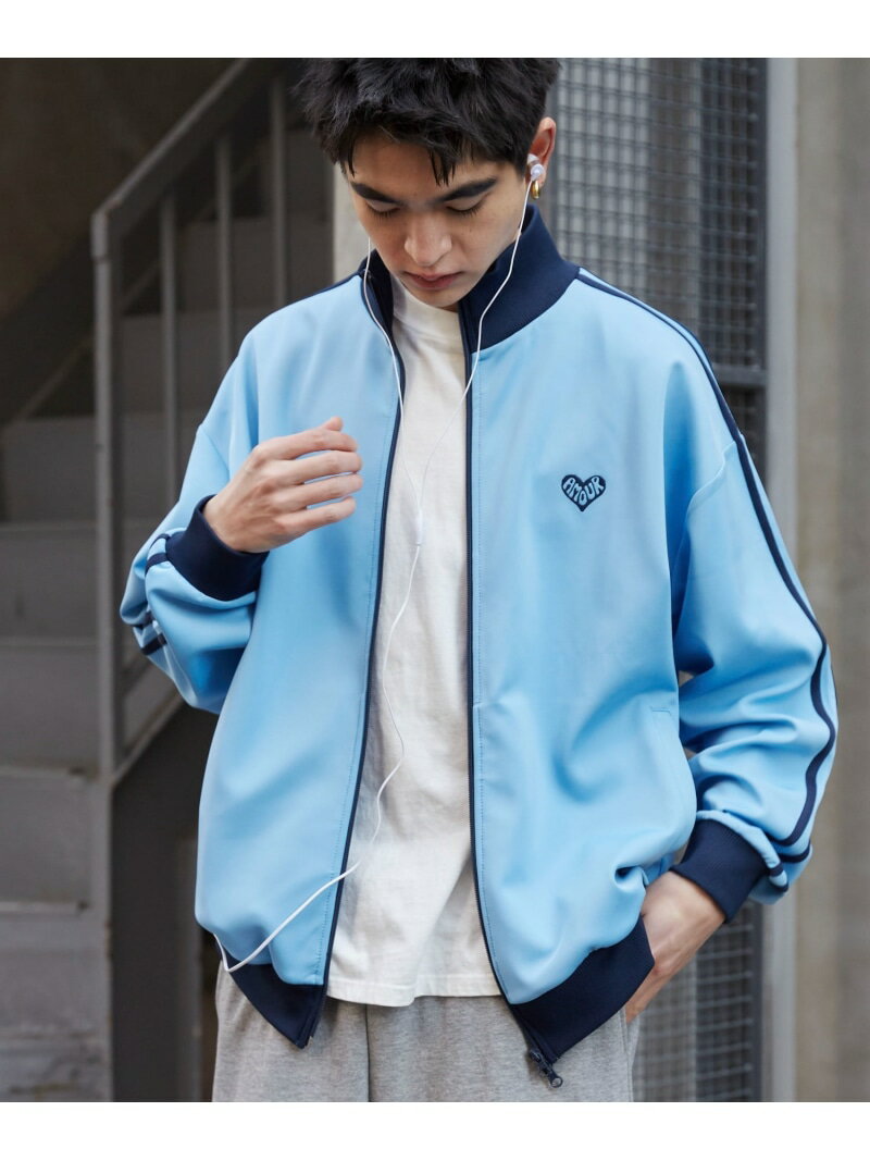 【SALE／25%OFF】WEGO MEN'S ライントラックジャケット ウィゴー トップス カットソー・Tシャツ ベージュ ブルー ネイビー ホワイト【RBA_E】