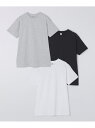 SHIPS MEN FRUIT OF THE LOOM: 3COL PACK TEE シップス インナー・ルームウェア パジャマ レッド【送料無料】