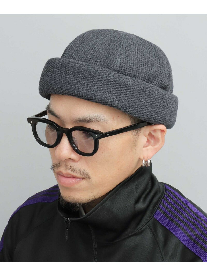 Mr.COVER Mr.COVER ミスターカバー ワッフル ロールキャップ サーマル 日本製 エー.エム.エス. 帽子 キャップ ブラック ブラウン グレー【送料無料】