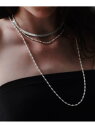 quip queint quip queint/bowling rhythm long necklace フォブ アクセサリー・腕時計 ネックレス シルバー【先...