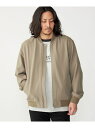 【SALE/40%OFF】SHIPS MEN SHIPS: <遮熱・吸汗速乾>ツイル ジップアップ ライト ブルゾン シップス ジャケット・アウター ブルゾン・ジャンパー ベージュ グレー ブラック【RBA_E】【送料無料】