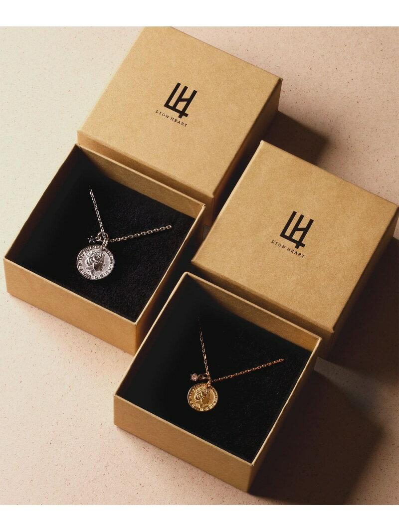 LION HEART LH-1ライオンコインペアネックレス/サージカルステンレス(金属アレルギー対応) ライオンハ..