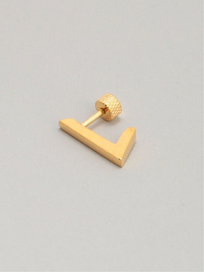 JACKROSE (U)JACKROSE/チェックマークピアス ジャックローズ アクセサリー・腕時計 ピアス ゴールド シルバー ブラック