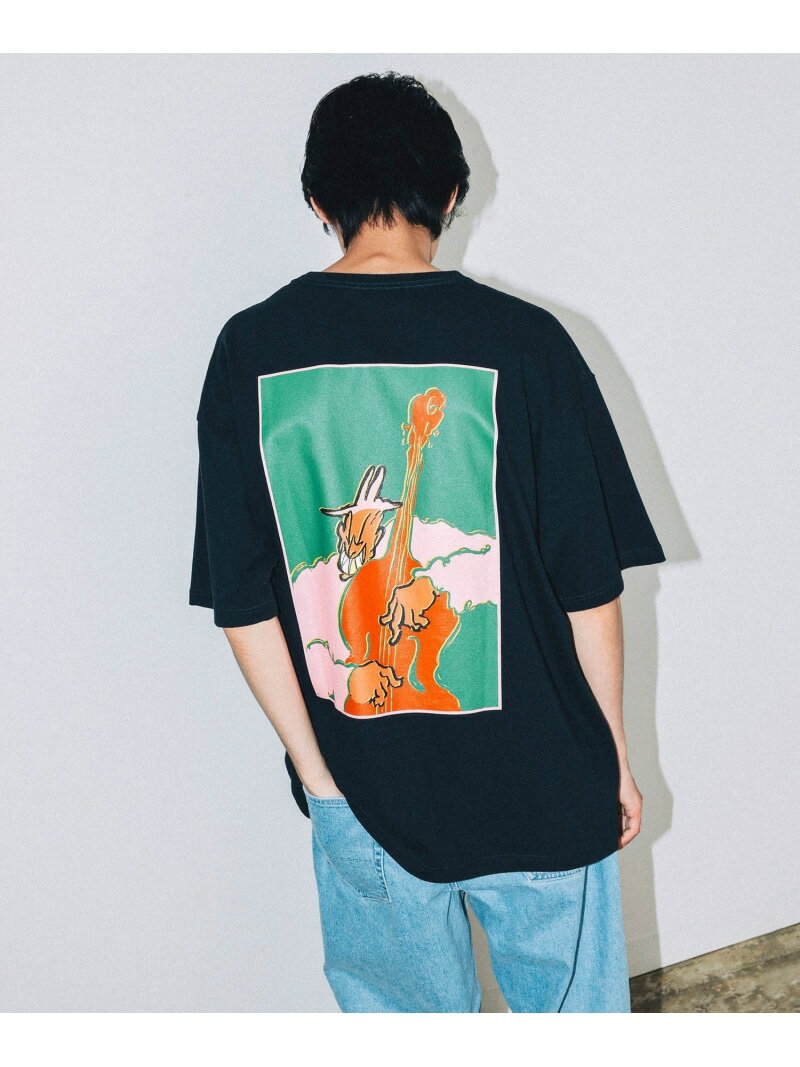 BEAMS T Josh Scurville * BEAMS T / T-Shirt Navy r[XT gbvX Jbg\[ETVc lCr[yz