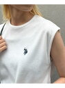 【SALE/35%OFF】U.S. POLO ASSN. U.S. POLO ASSN./スムースタンクトップ ポロ セットアップセブン トップス ノースリーブ...