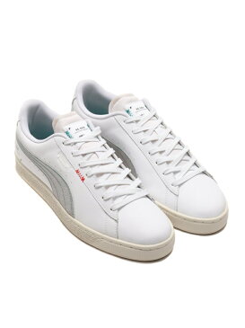 PUMA PUMA BASKET CLASSIC XXI RE.GEN アトモスピンク シューズ スニーカー/スリッポン ホワイト【送料無料】