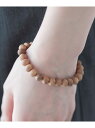 BEAMS JAPAN 神戸珠数店 / ウィスキーウッド ブレスレット 8mm ビームス ジャパン アクセサリー・腕時計 ネックレス【先行予約】*