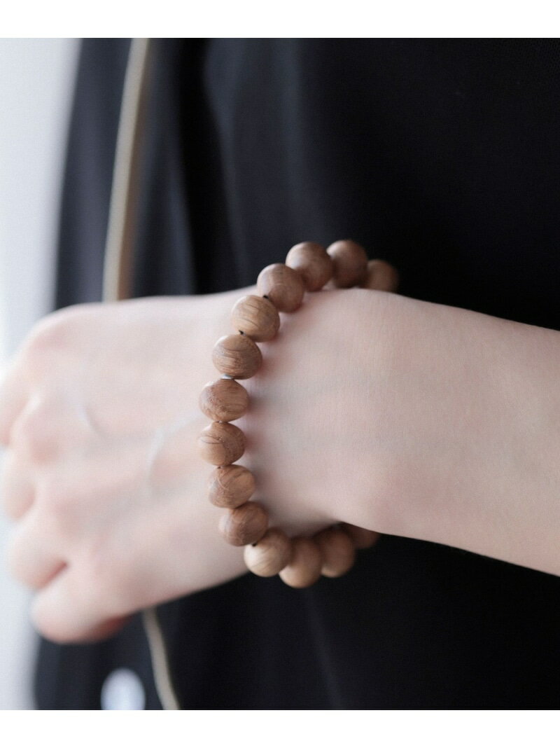 BEAMS JAPAN 神戸珠数店 / ウィスキーウッド ブレスレット 10mm ビームス ジャパン アクセサリー・腕時..