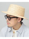 【SALE/10%OFF】ReqHatter ハット カンカン帽 メンズ レディース 麦わらハット 麦わら帽子 ツバ広 春 夏 エー.エム.エス. 帽子 ハット...