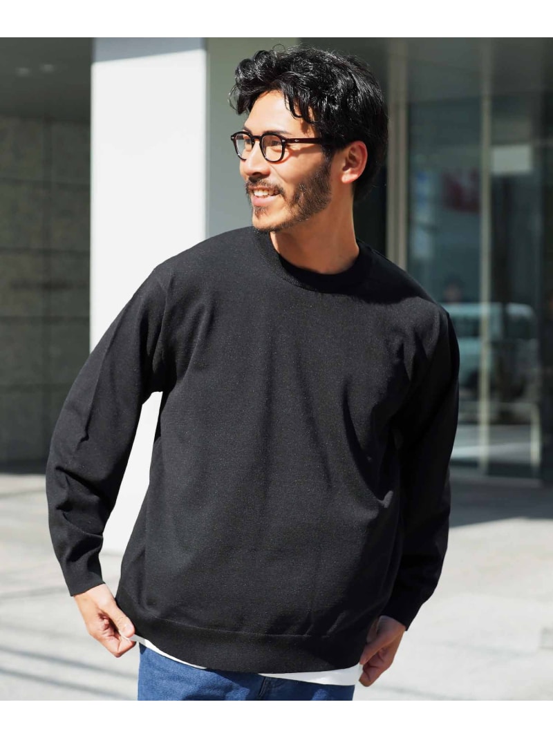 【SALE／50%OFF】JIGGYS SHOP SELECT タンブラー乾燥対応 クルーネック ドライタッチ タフニットセータ..