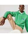 【SALE/30%OFF】LACOSTE ミドルワニロゴスウェットパーカ ラコステ カットソー パーカー グリーン ホワイト ネイビー【RBA_E】【送料無料】