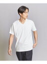 【SALE／40 OFF】BEAUTY YOUTH UNITED ARROWS ハイゲージ ガスコットン Vネック ショートスリーブ Tシャツ【抗菌 防臭】 ユナイテッドアローズ アウトレット トップス カットソー Tシャツ ホワイト ブラック グレー【RBA_E】