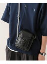 【SALE/50%OFF】RAGEBLUE シンセティックレザー/スクエアミニショルダーバッグ レイジブルー バッグ ショルダーバッグ ブラック グレー【RBA...