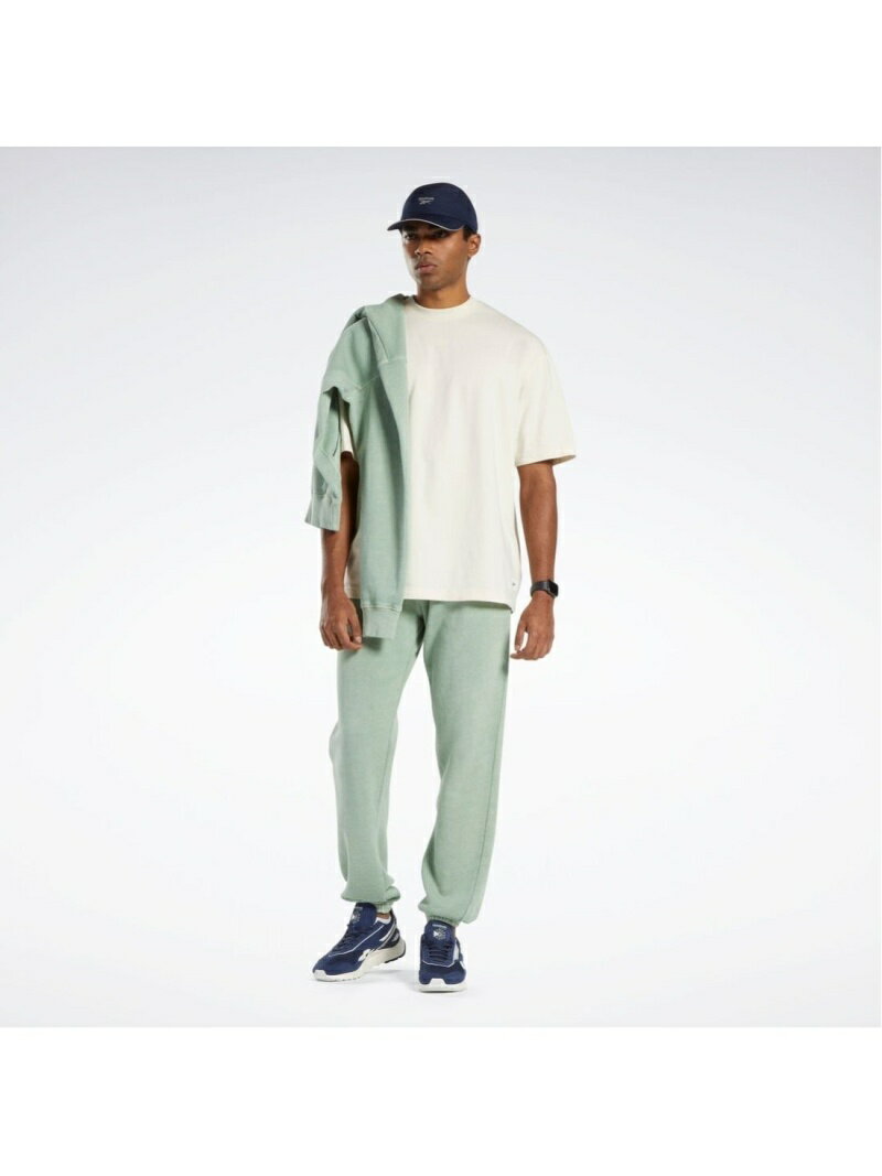 【SALE／58%OFF】Reebok クラシック パンツ / CL ND FT PANT リーボック パンツ ジャージ・スウェットパンツ ホワイト グリーン【RBA_E】【送料無料】