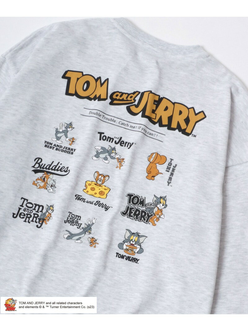 【SALE/16%OFF】トムとジェリー Tom and Jerry トムとジェリー スウェット トレーナー オーバーサイズ メンズ レディース 裏起毛 マルカ...