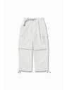and wander oversized cargo pants アンドワンダー パンツ その他のパンツ ホワイト ベージュ ブラック【送料無料】