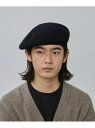 OVERRIDE OVERRIDE WASHABLE WOOL TAM BERET / オーバーライド オーバーライド 帽子 ハンチング・ベレー帽 ブルー ブラ...