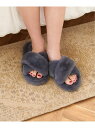 JOURNAL STANDARD FURNITURE SLIPPER FUR フェイクファー スリッパ ルームシューズ ジャーナルスタンダードファニチャー シュ...