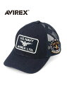 【SALE/30%OFF】AVIREX AVIREX/(M)U.S NAVY MESH CAP ハンドサイン 帽子 キャップ カーキグリーン ネイビー ブラック...