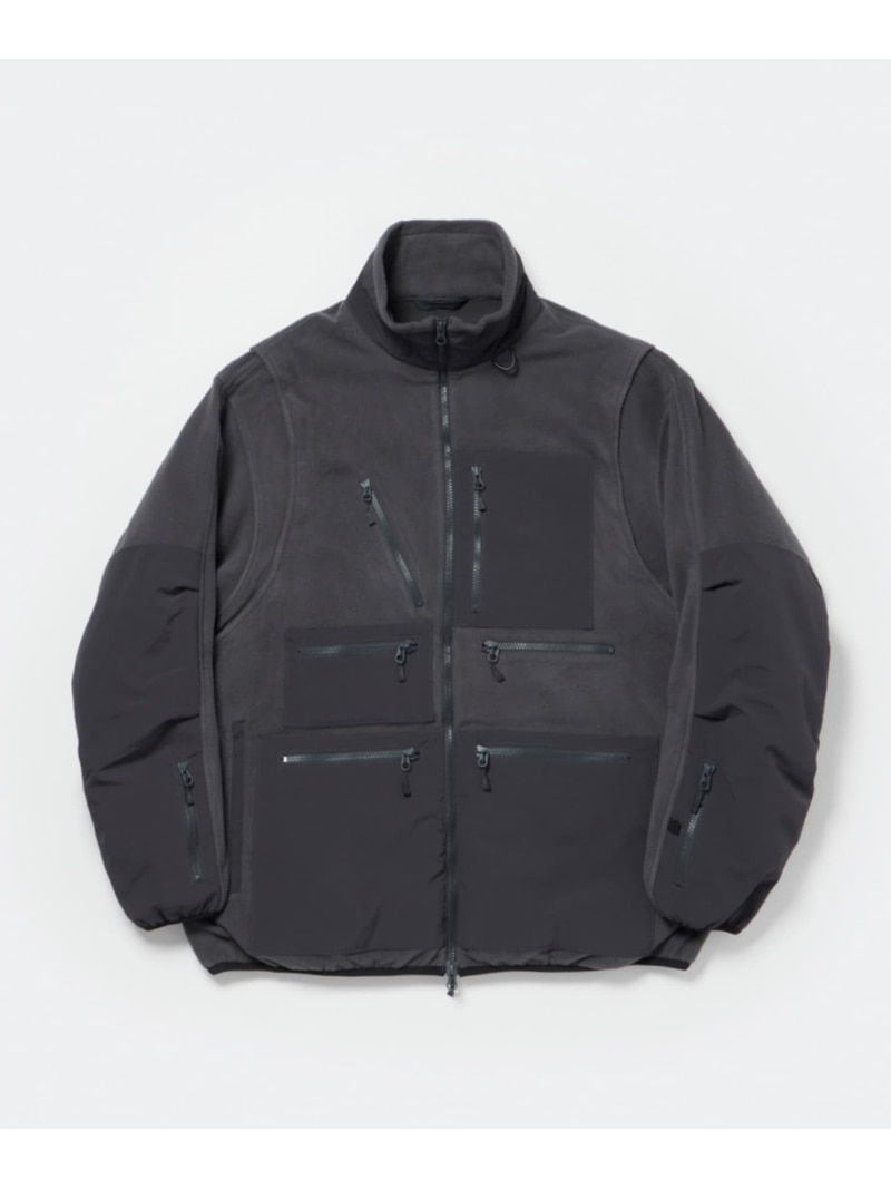 URBAN RESEARCH BUYERS SELECT DAIWA PIER39 TECH EXTREME FLEECE JACKET ユーアールビーエス ジャケット・アウター その他のジャケット・アウター ブラック グレー【送料無料】