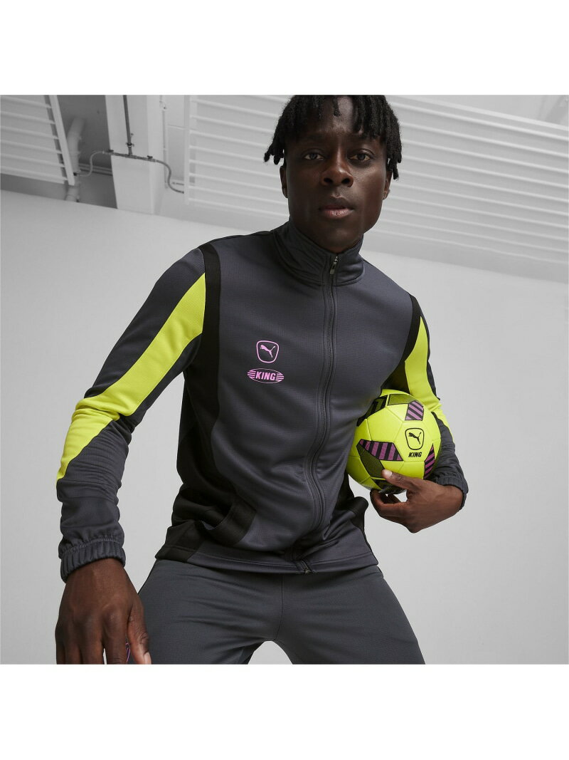 【SALE/59%OFF】PUMA メンズ サッカー キング プロ ジャケット プーマ ジャケット・アウター その他のジャケット・アウター グレー【RBA_E】【送料無料】