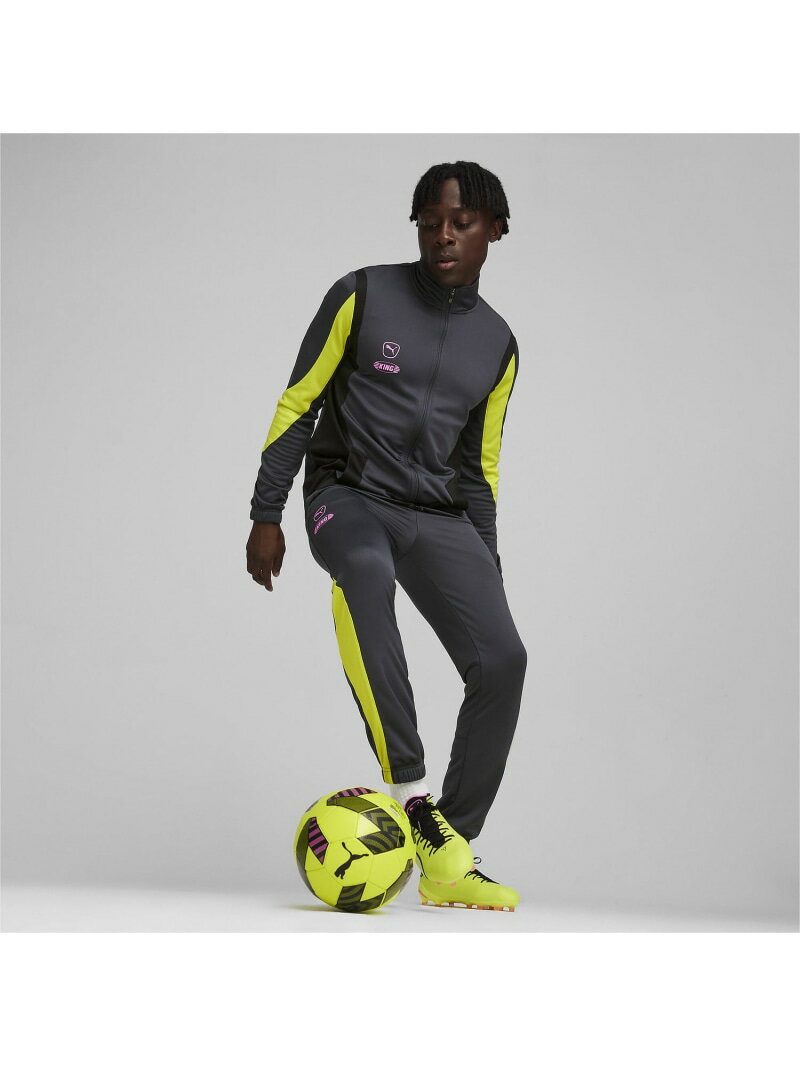 【SALE／59%OFF】PUMA メンズ サッカー キング プロ ジャケット プーマ ジャケット・アウター その他のジャケット・アウター グレー【RBA_E】【送料無料】