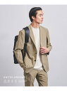 UNITED ARROWS ポリエステル/T&T シングル2ボタンジャケット COZY -ウォッシャブル・ストレッチ・防しわ性(着用しわ)- ユナイテッドアローズ スーツ・フォーマル セットアップスーツ ベージュ ブルー【送料無料】