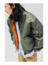 ビームス 【SALE／30%OFF】BEAMS BEAMS / ルーズフィット クレージー MA-1 ビームス メン ジャケット・アウター ブルゾン・ジャンパー カーキ ブラック【RBA_E】【送料無料】