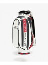 TOMMY HILFIGER TOMMY HILFIGER GOLF フェイスカートキャディバッグ トミーヒルフィガー バッグ その他のバッグ ホワイト ネイビ...
