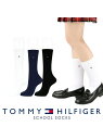 TOMMY HILFIGER TOMMY HILFIGER 【28cm丈】スクールソックス ワンポイント刺繍 ハイソックス ナイガイ 靴下・レッグウェア 靴下