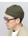 A.M.S. ニット帽 メンズ レディース ニットワッチ ニットキャップ ニット 綿麻 無地 エー.エム.エス. 帽子 ニット帽・ビーニー ブラック グレー カ...