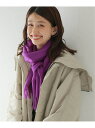 JOURNAL STANDARD 【THE INOUEBROTHERS / ザ イノウエブラザーズ】Brushed Scarf ジャーナル スタンダード ファッショングッズ マフラー/スヌード パープル ブラック グレー ブラウン カーキ オレンジ【送料無料】