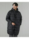 【SALE/5%OFF】THE CASUAL フーデッドロングダウンコート カジュアル ジャケット・アウター ダウンジャケット・ダウンベスト カーキグリーン ブ...