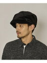 arth arth Corduroy Tuck Cas / アース オーバーライド 帽子 キャスケット ブラウン ブラック グレー【送料無料】
