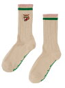 Onitsuka Tiger (U)【公式ショップ】MIDDLE SOCKS オニツカタイガー 靴下・レッグウェア 靴下 グレー ブラック ベージュ ホワイト