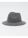 【SALE/50%OFF】SHIPS MEN GRILLO: フェルト ハット シップス 帽子 ハット ブラック グレー【RBA_E】【送料無料】