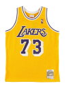 Mitchell & Ness デニス・ロッドマン レイカーズ ホーム スイングマンジャージ 1998-99 LOS ANGELES LAKERS SW-Jersey - Dennis Rod ルーキーユーエスエー トップス その他のトップス ゴールド【送料無料】