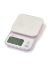 【SALE/20%OFF】Francfranc バイカラー デジタルスケール 2kg パープル*アイボリー フランフラン 食器・調理器具・キッチン用品 キッチン...